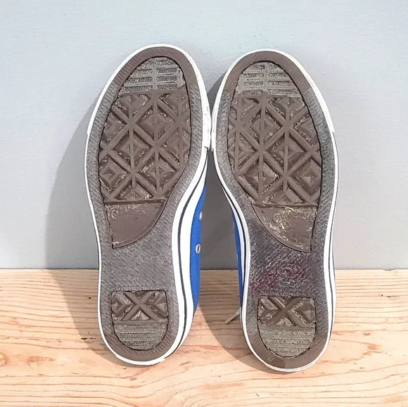 Converse All Star Chuck Taylor Blue Sneakers Low Top Canvas Shoes Women's Size 6 - Picture 5 of 12